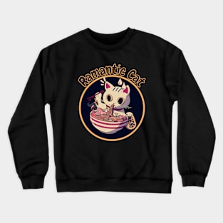 Cat Eating Ramen Crewneck Sweatshirt